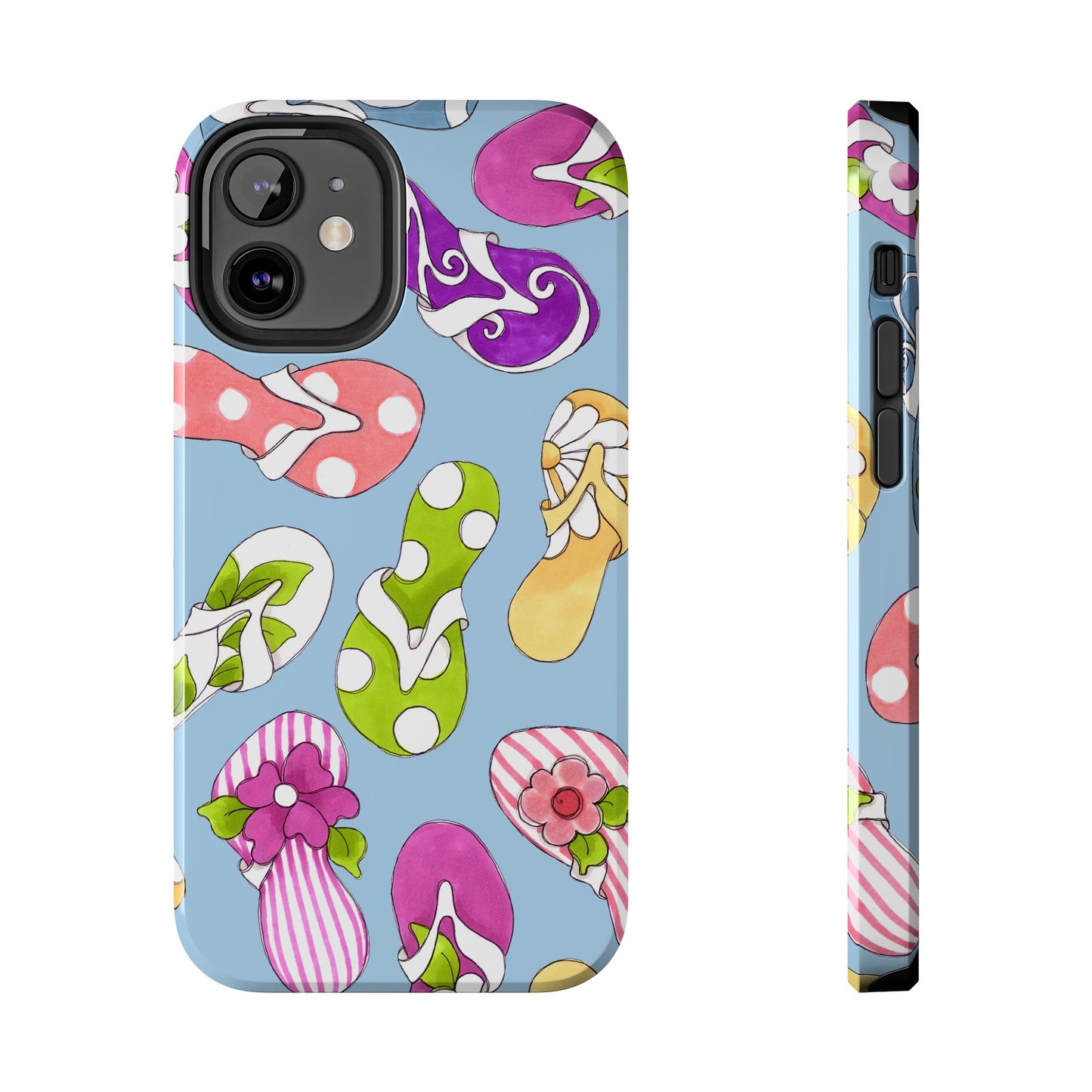 Flip Flops Blue Phone Case