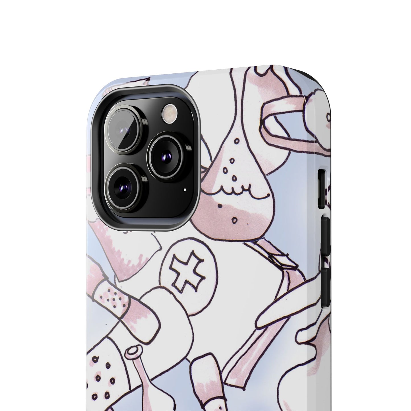 Med Stuff Blue Phone Case