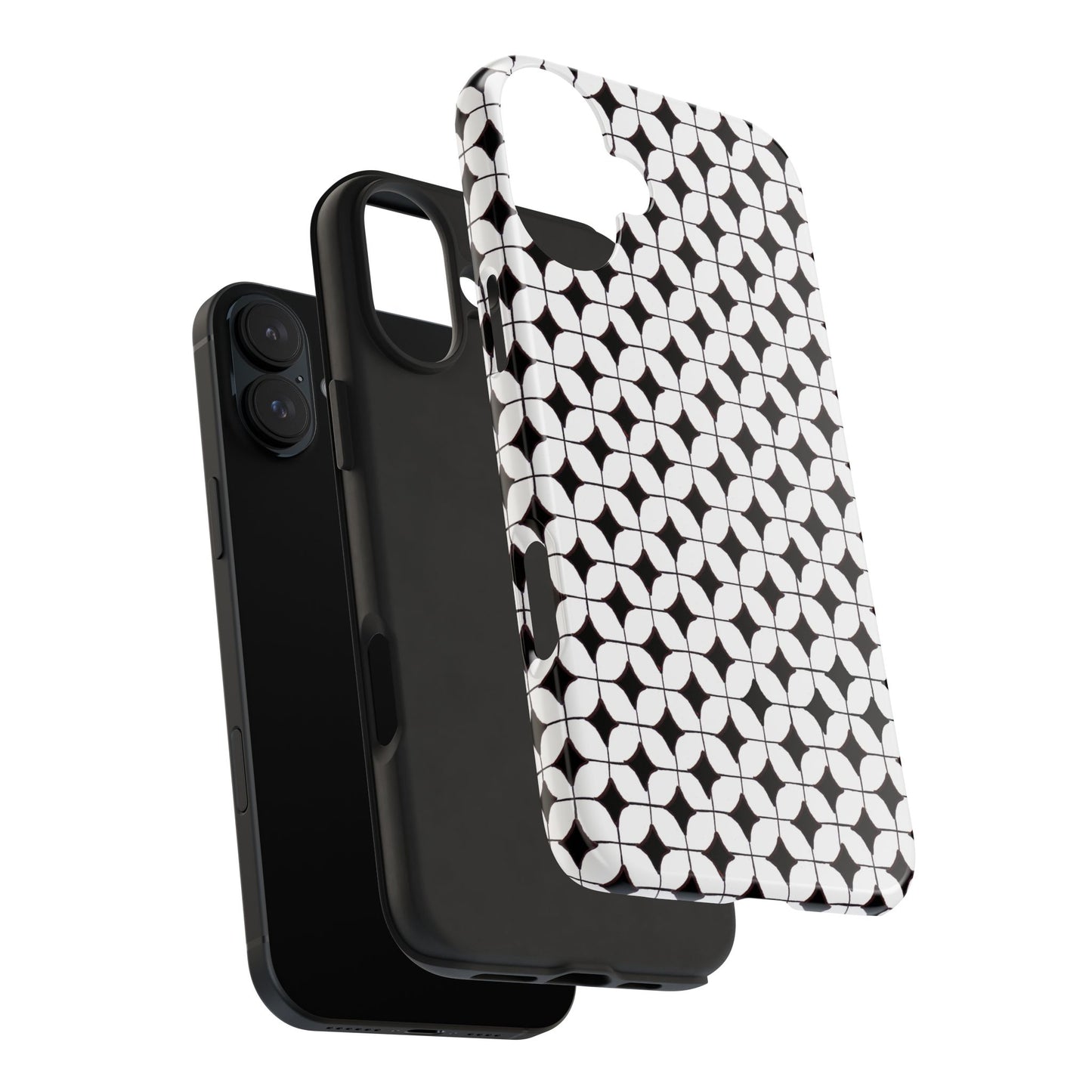 Tile-ish Black Phone Case