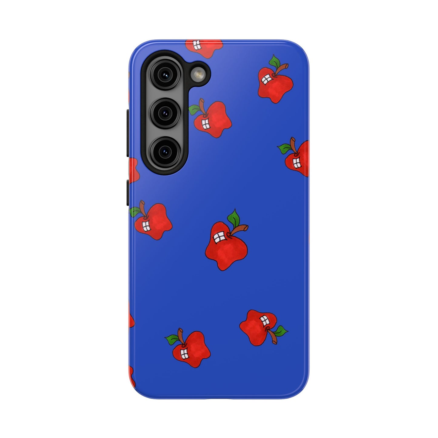 Flying Apples Blue Phone Case
