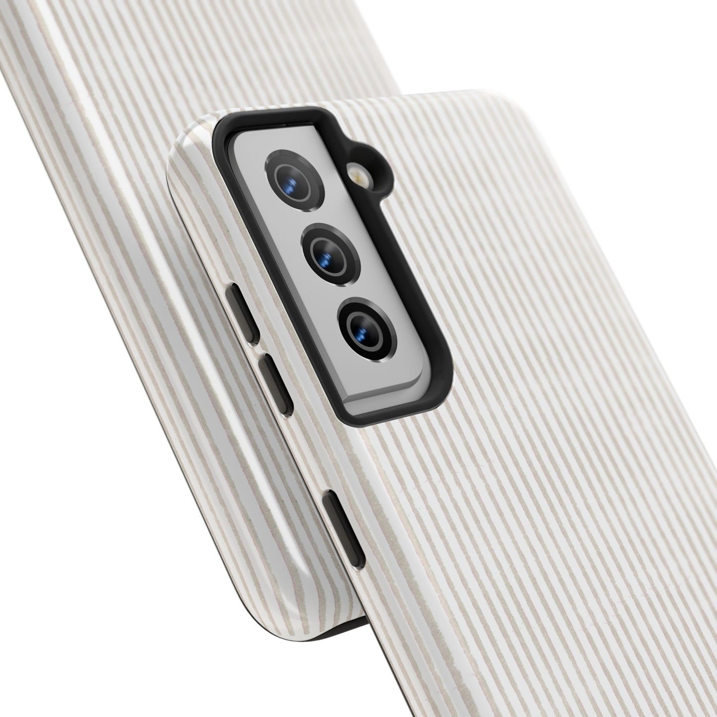 Stripe White / Gray Phone Case