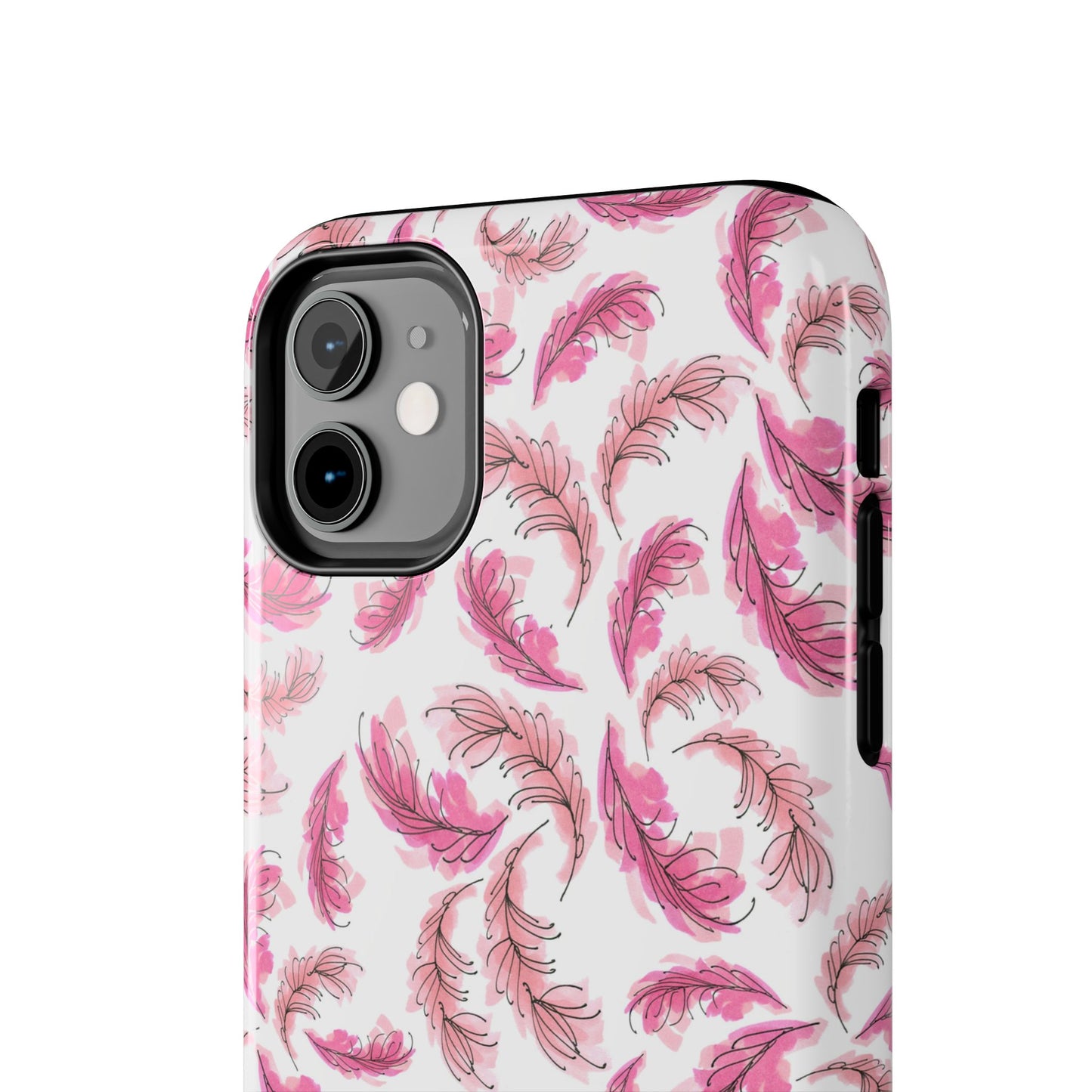 Flam Feathers White Phone Case