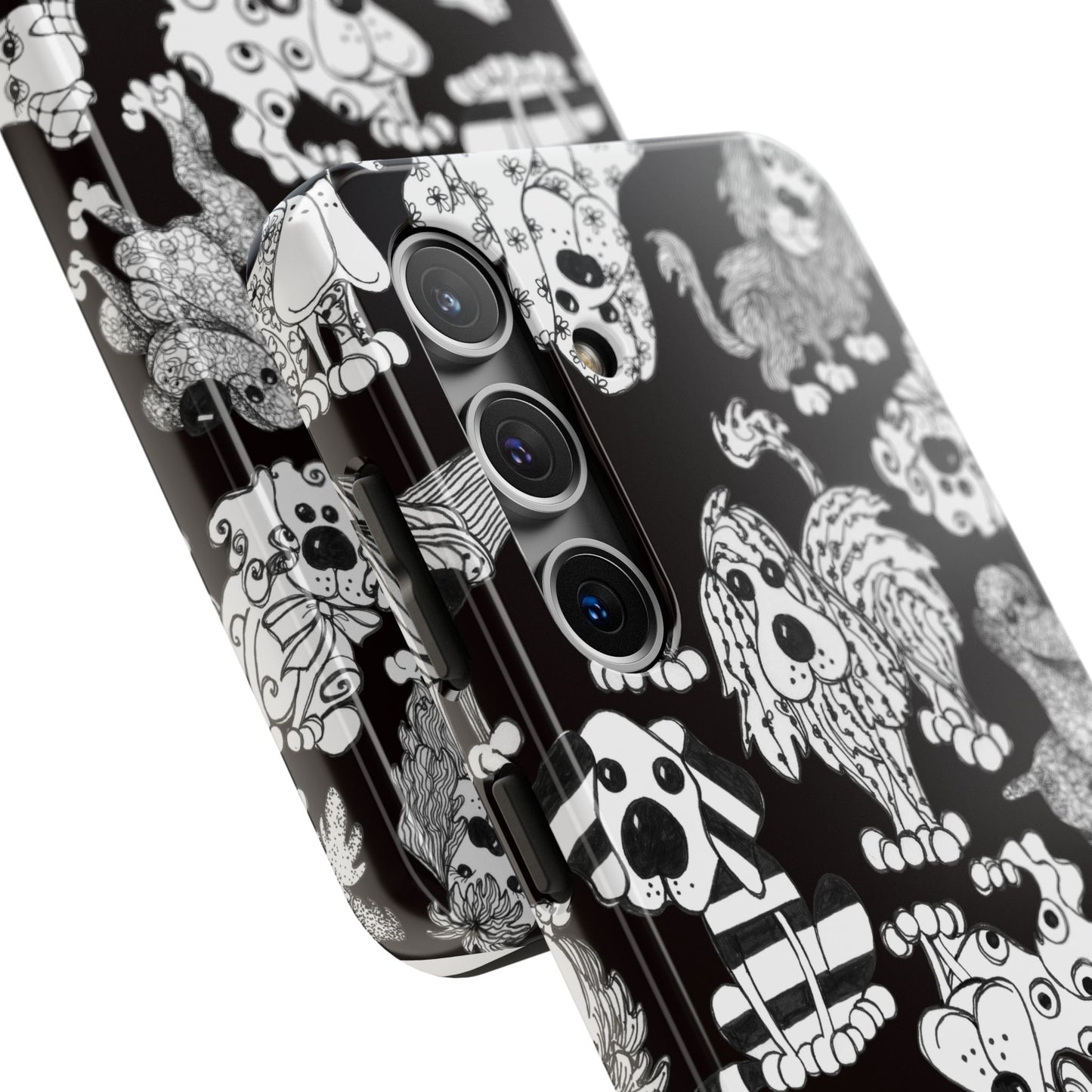 Dear Doggies Black Phone Case