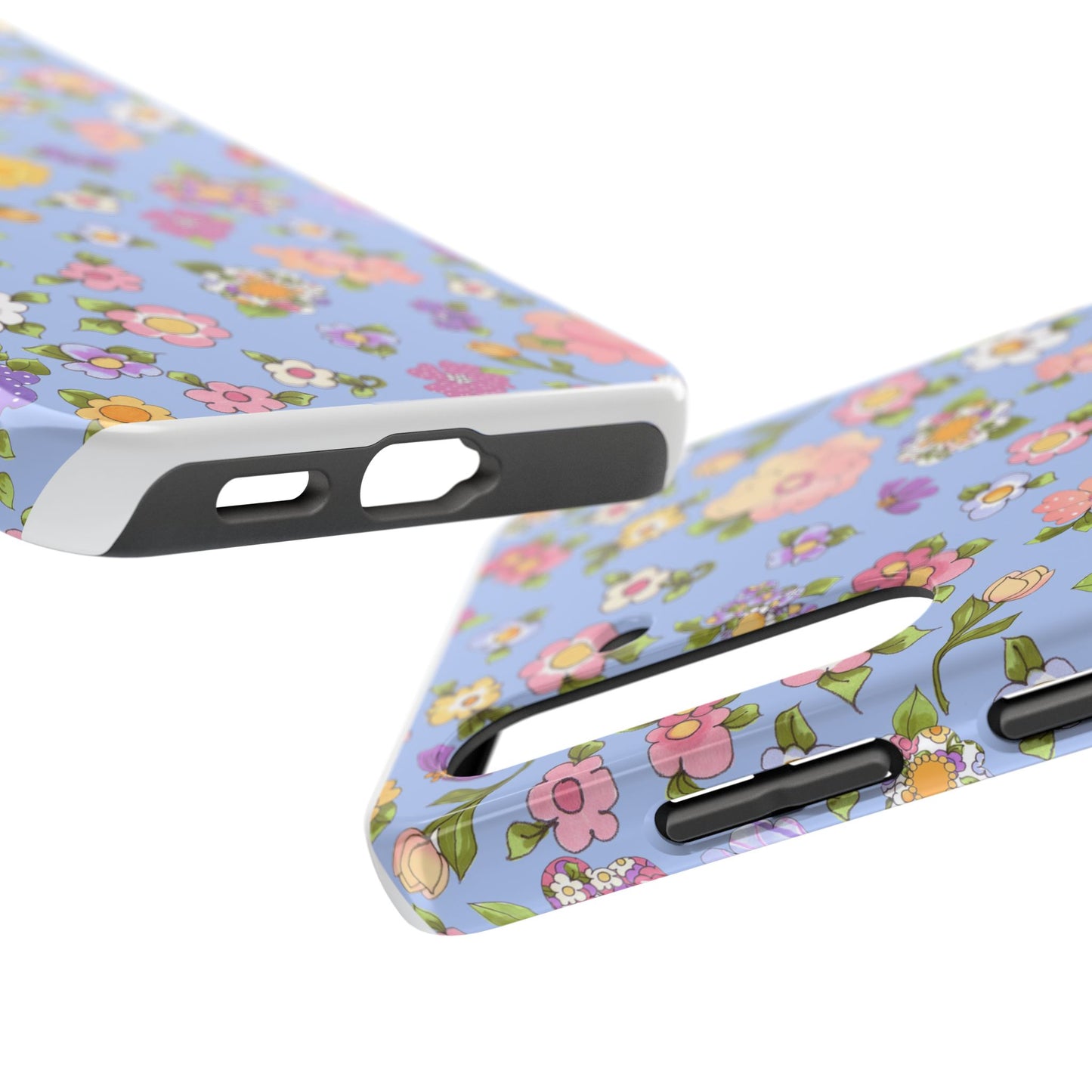 Flowery Blue Phone Case