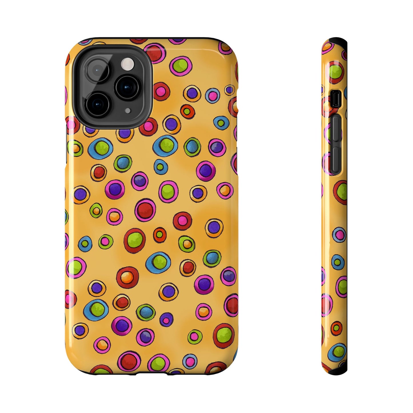 Dopey Dots Yellow Phone Case