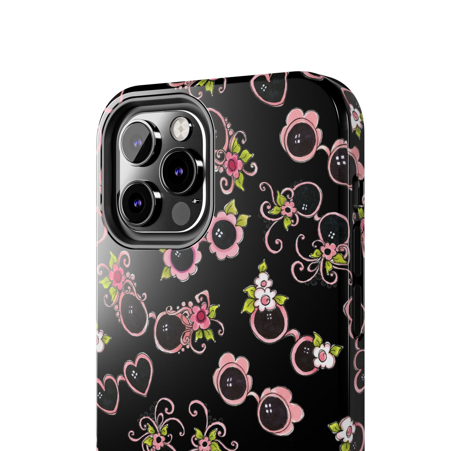 Tossed Shades Black Phone Case