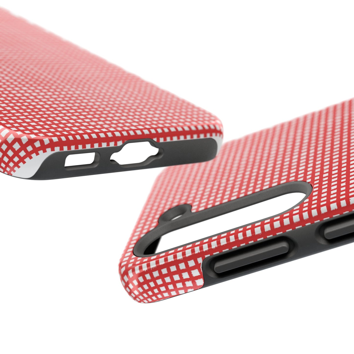 Chipper Check Red Phone Case