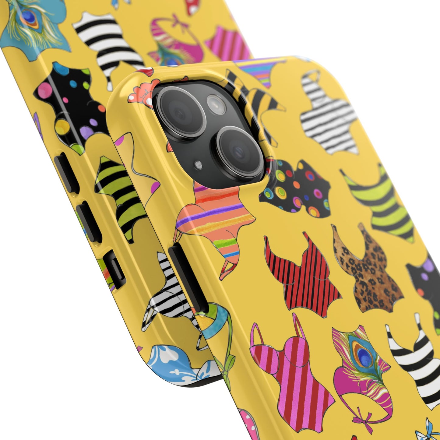 Assorted Suits Yellow Phone Case