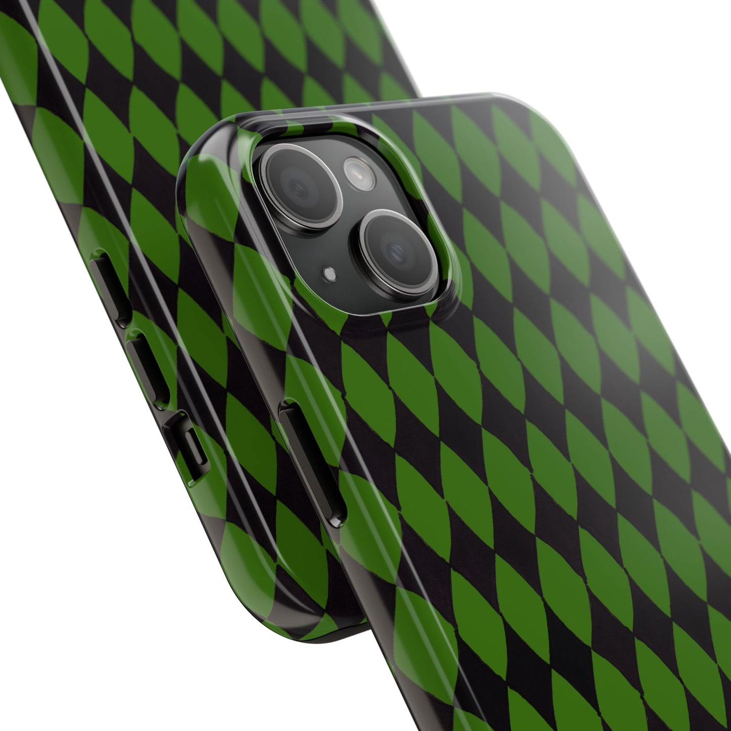 Diamond Green / Black Phone Case