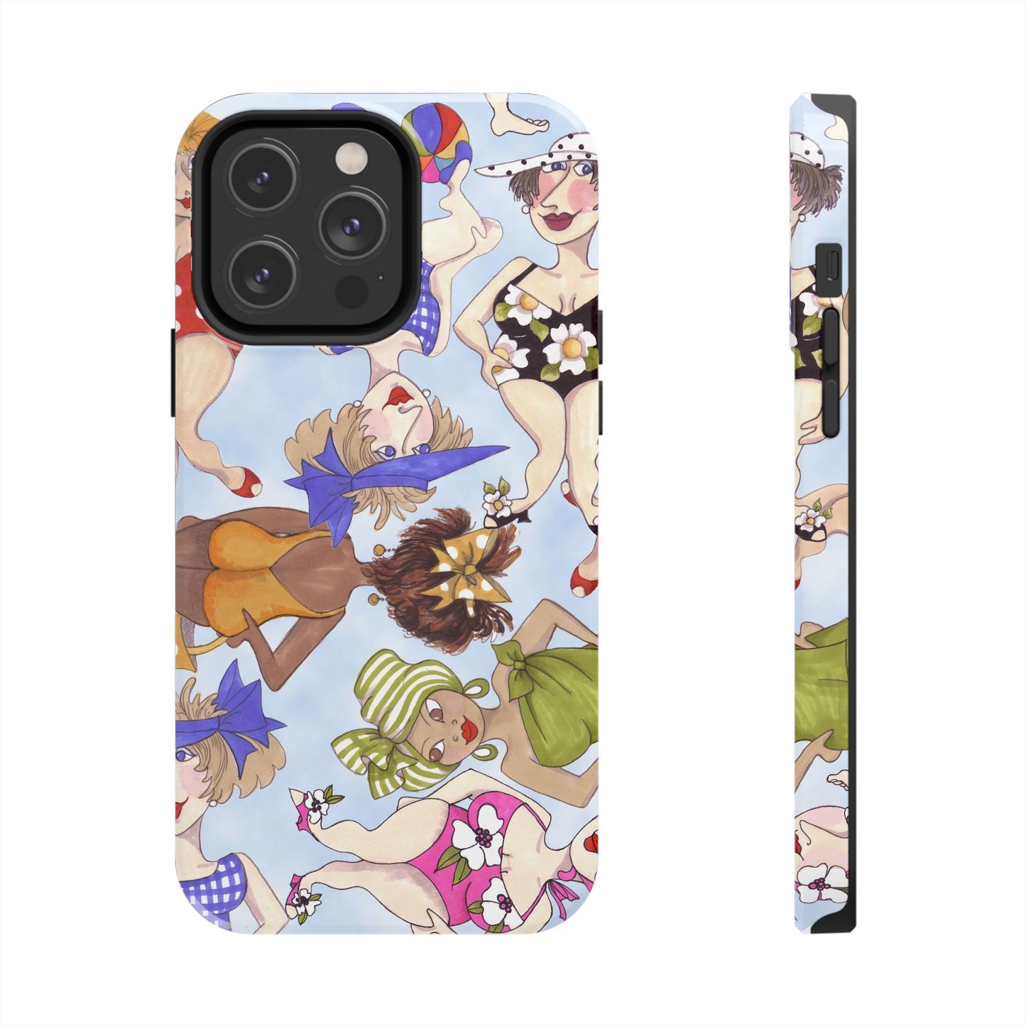 Bathing Beauties Blue Sky Phone Case