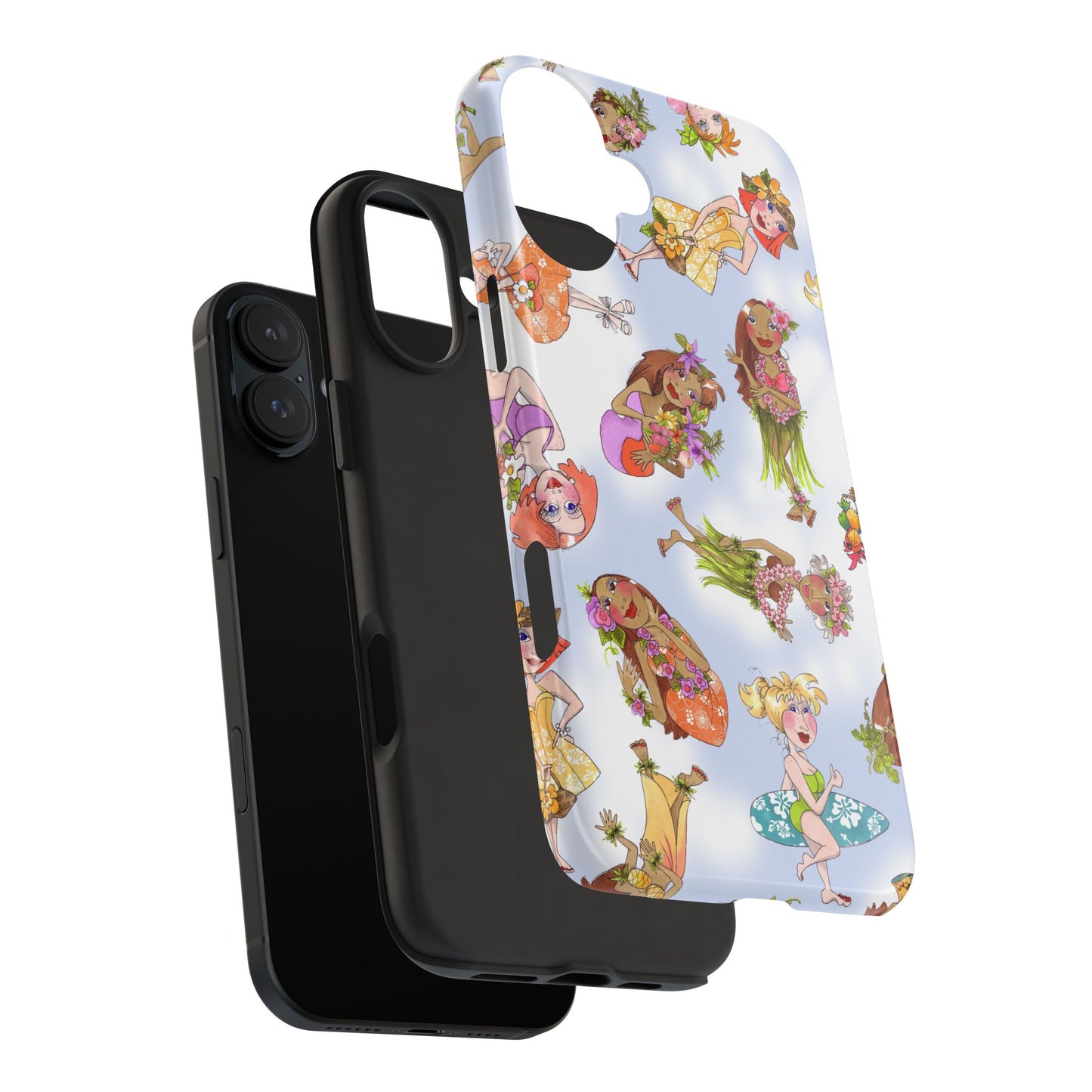 Island Toss Blue Sky Phone Case