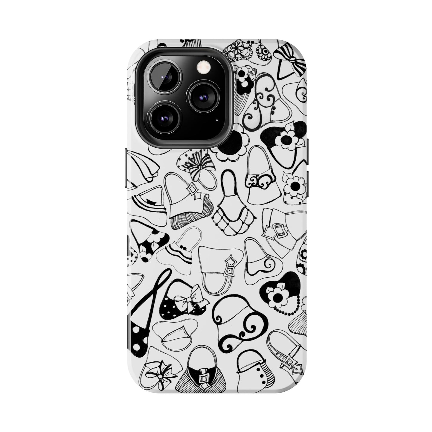 Handbags White / Black Phone Case
