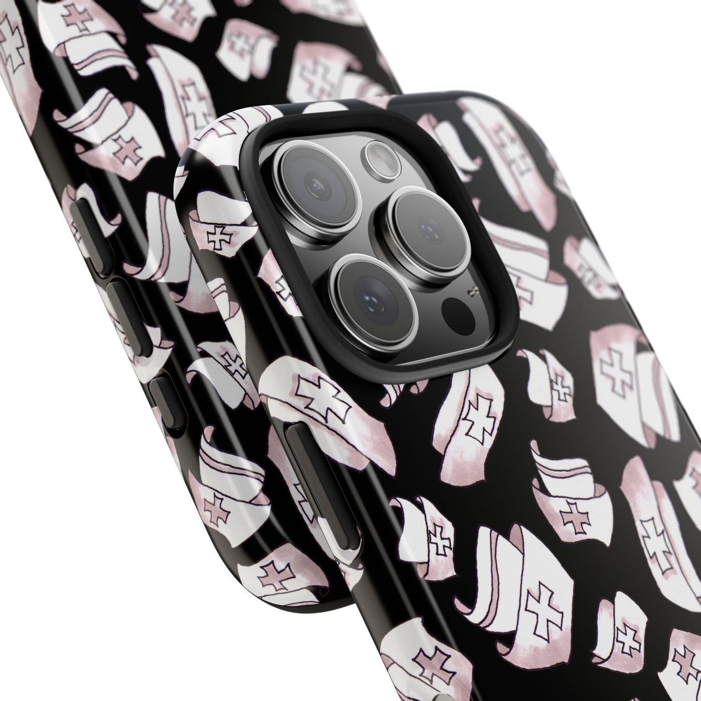 Happy Hats Black Phone Case