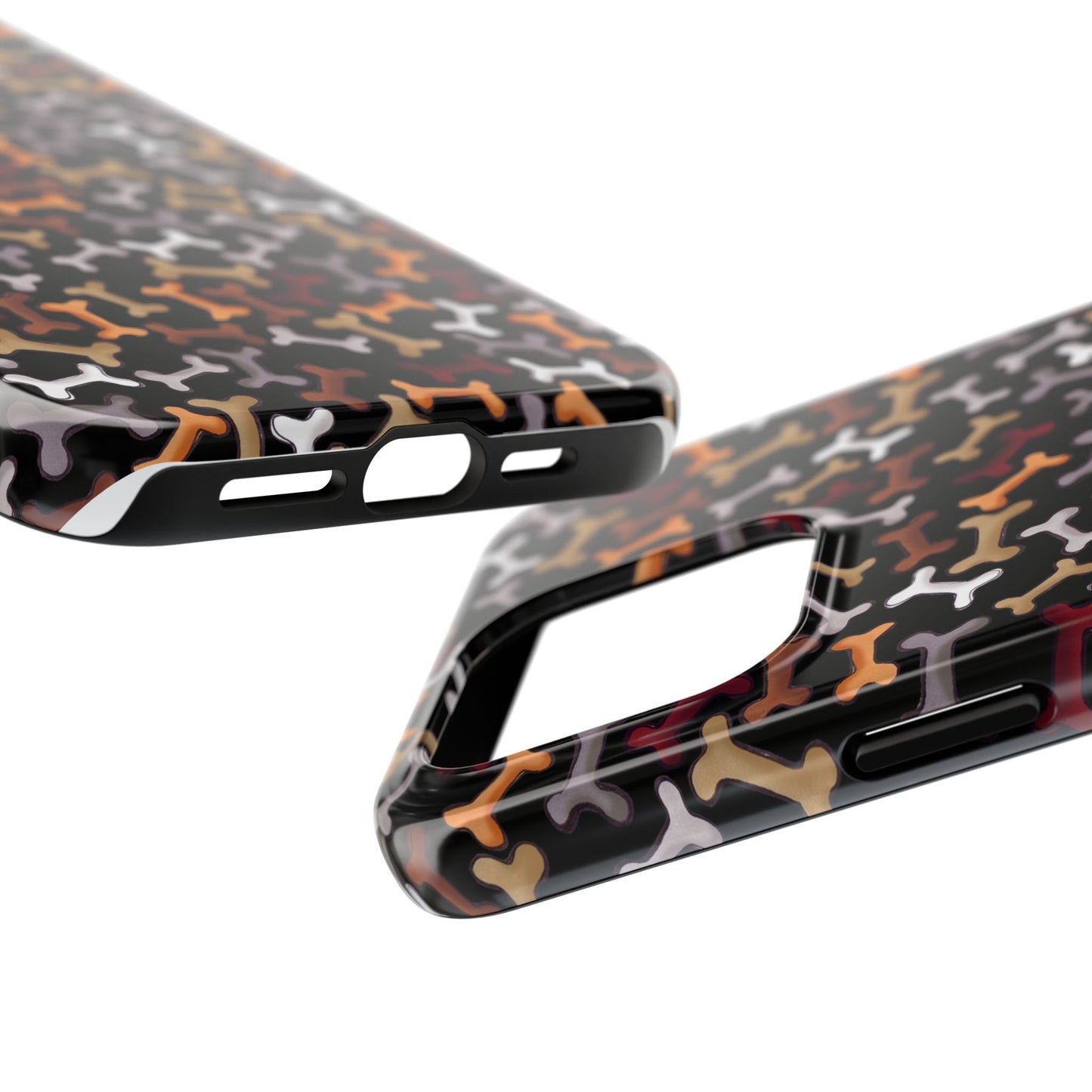 Dog Bones Black Phone Case