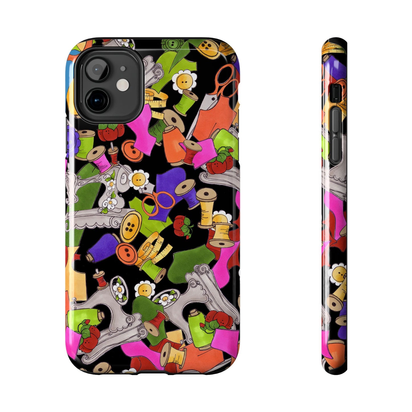 Kaleidasew Black Phone Case