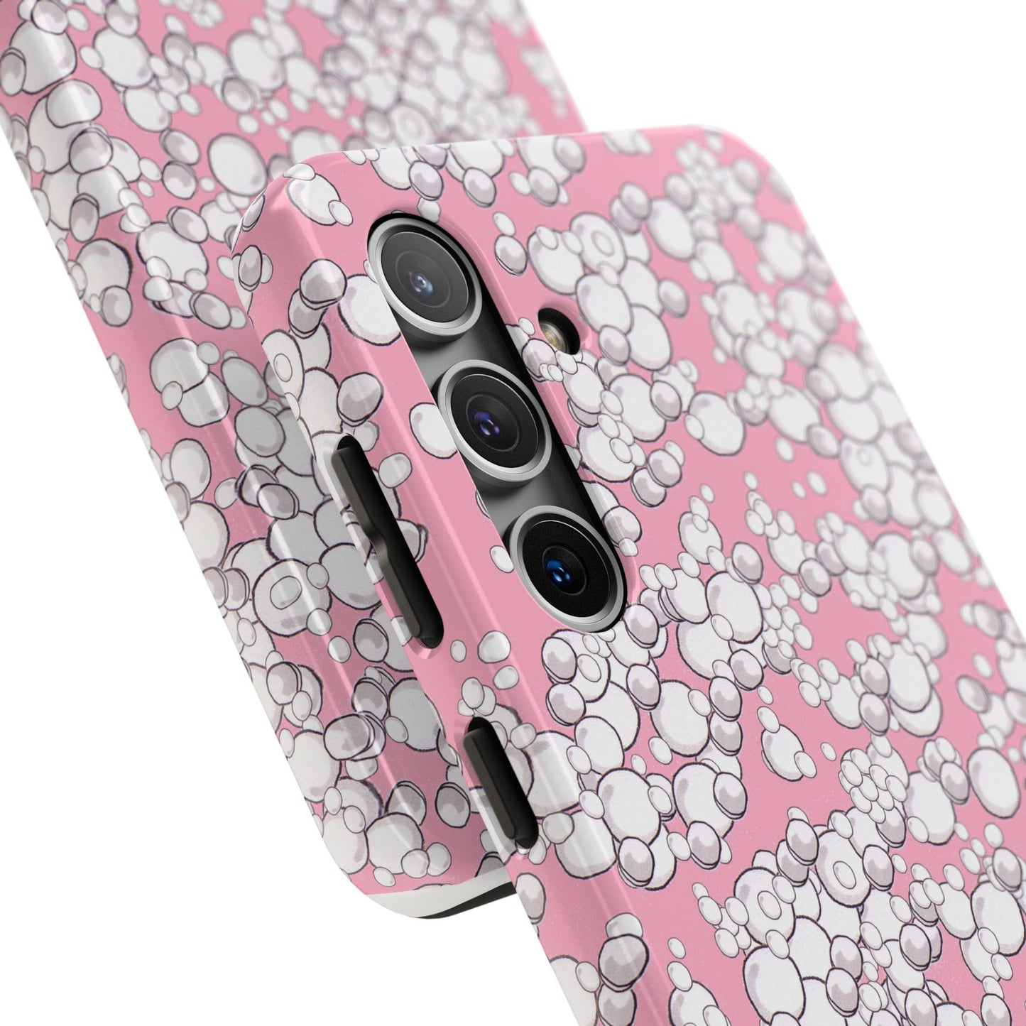 Bubble Dots Pink Phone Case