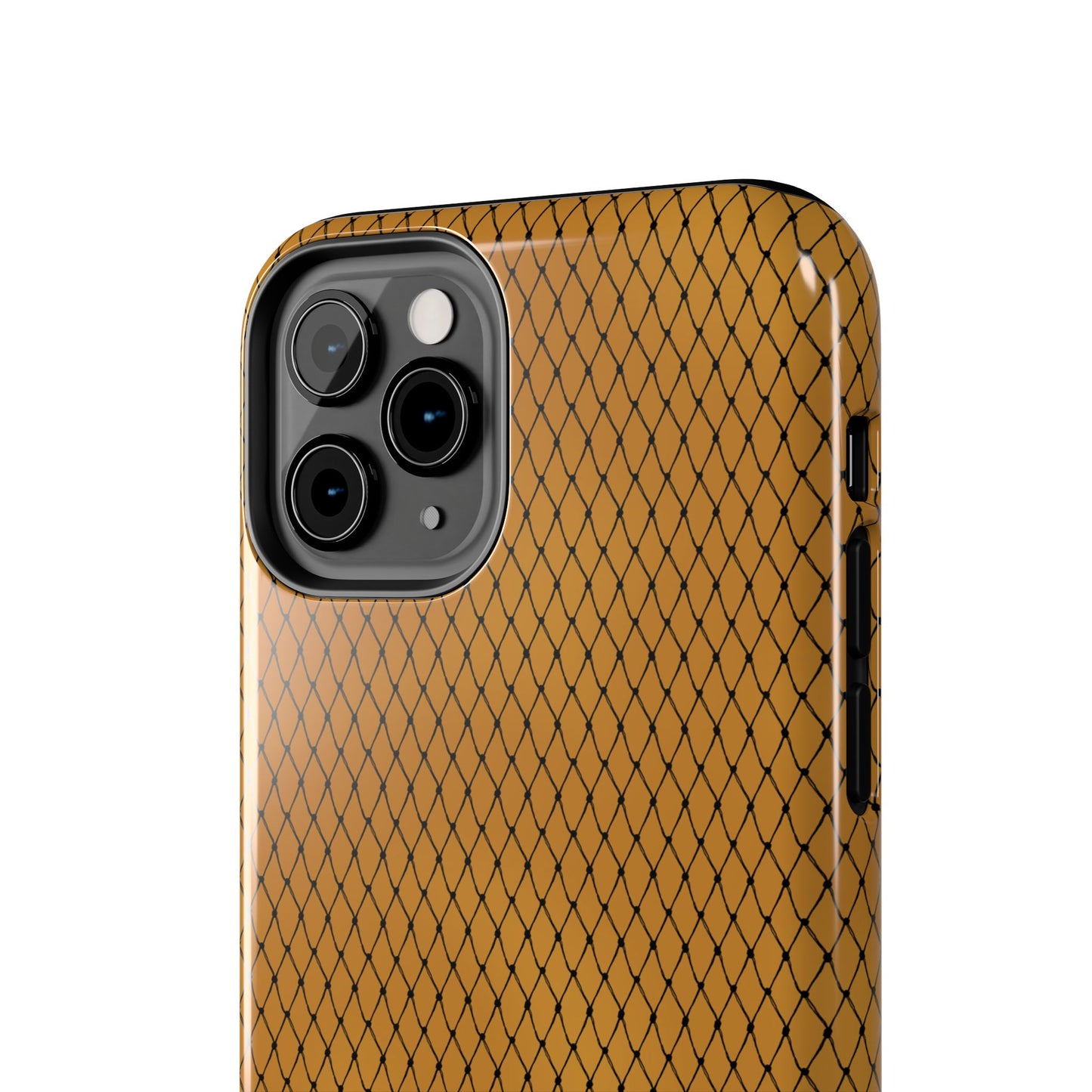 Fishnet Gold Phone Case