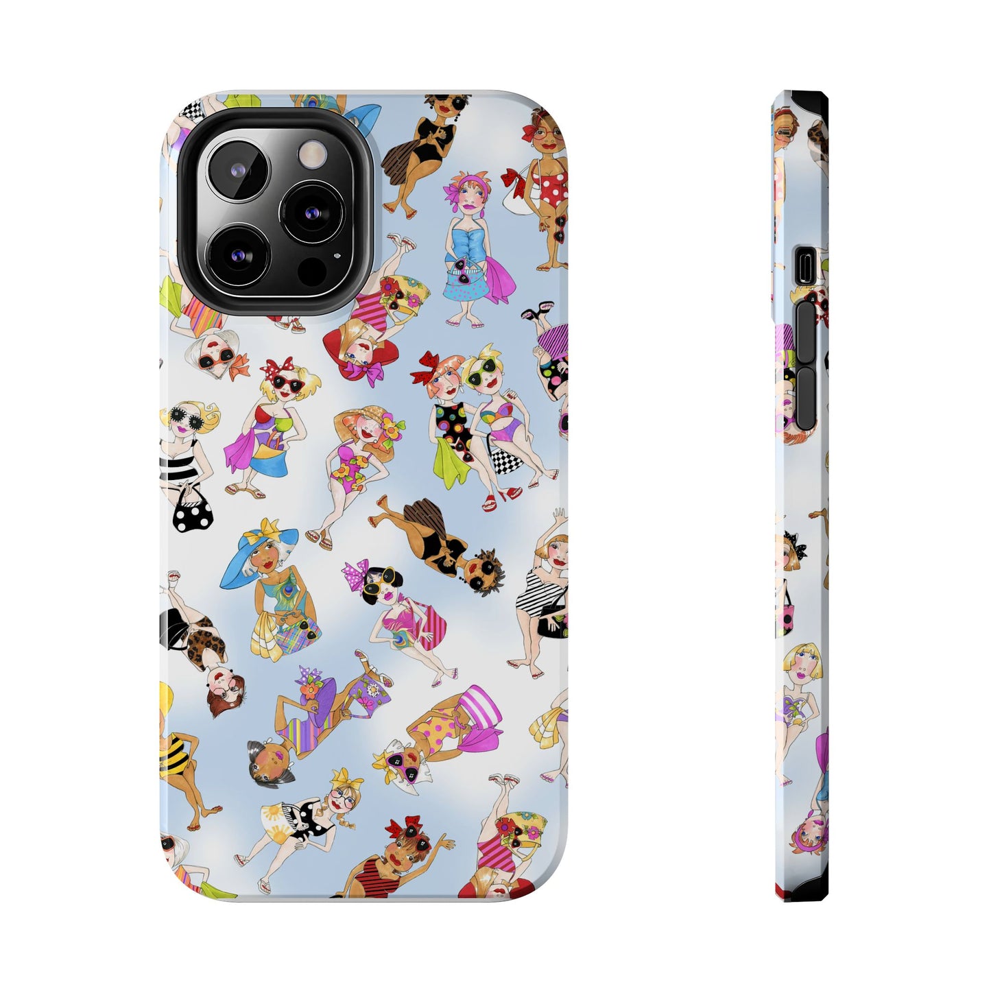 Tossed Beauties Blue Sky Phone Case