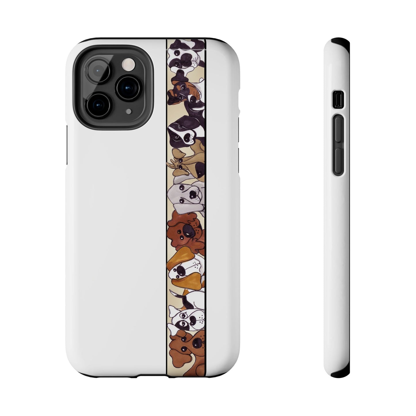 Doggie Delight Border Phone Case