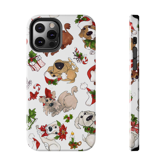 Doggie Toss White Phone Case