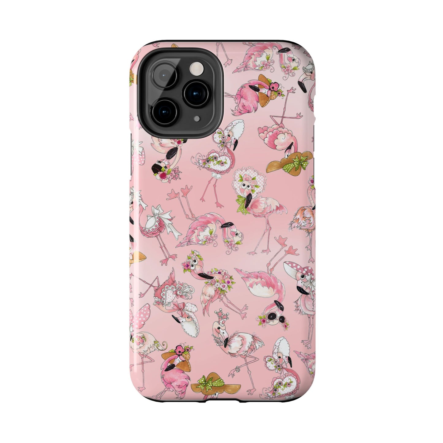 Tossed Flams Pink Phone Case