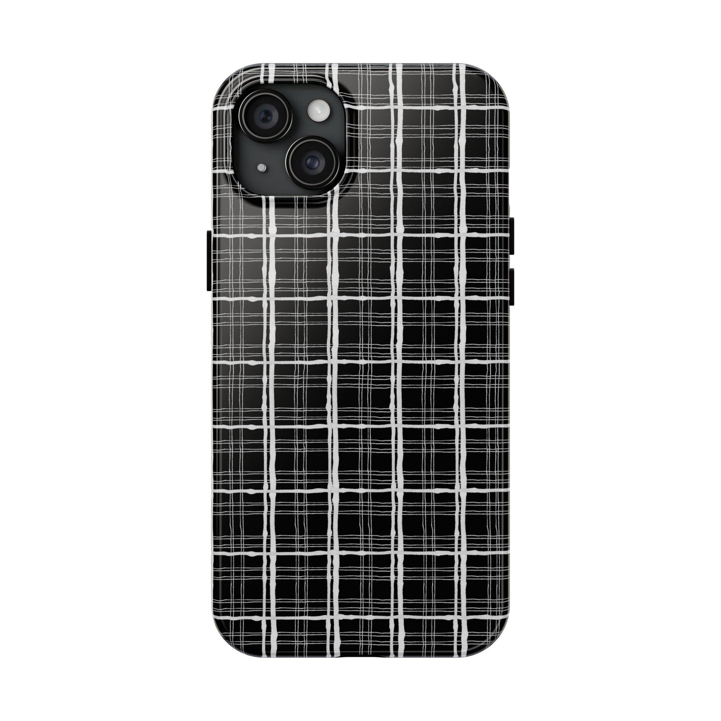 Sophistiplaid Black / White Phone Case