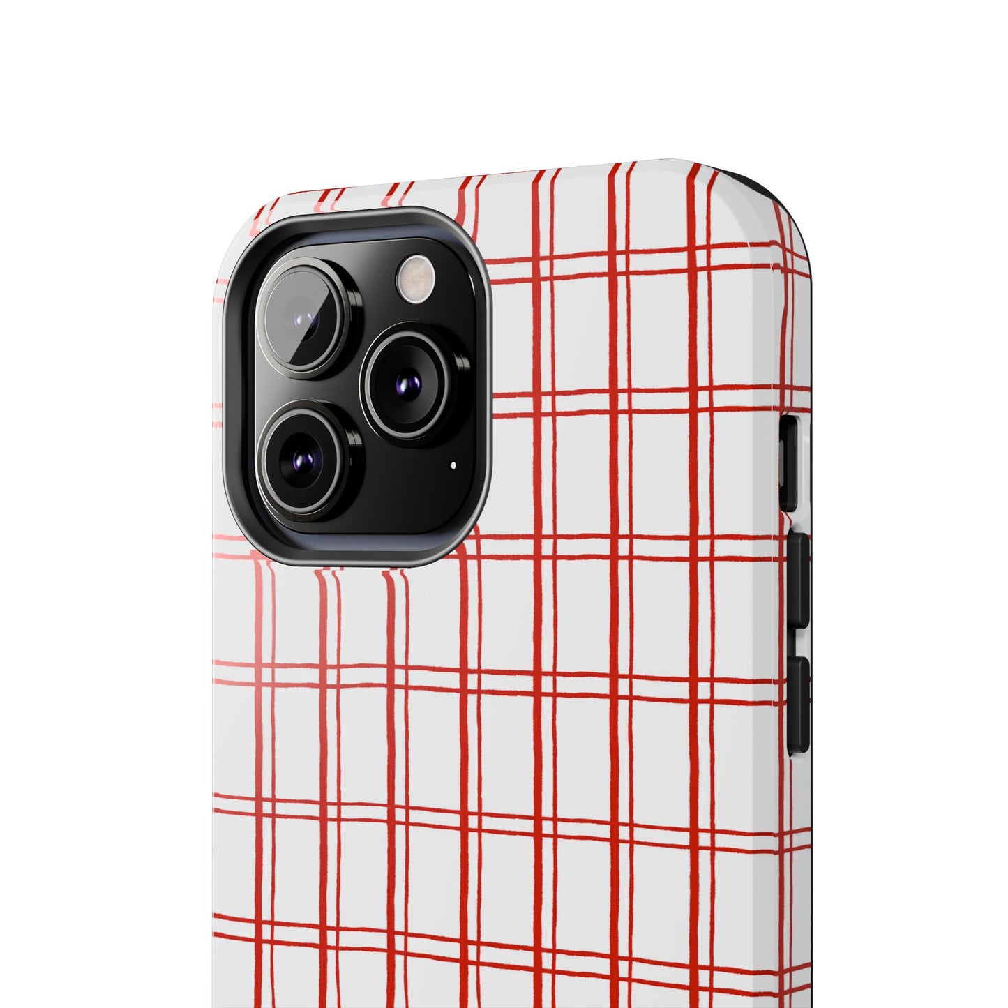Kitchen Plaid White / Red Phone Case