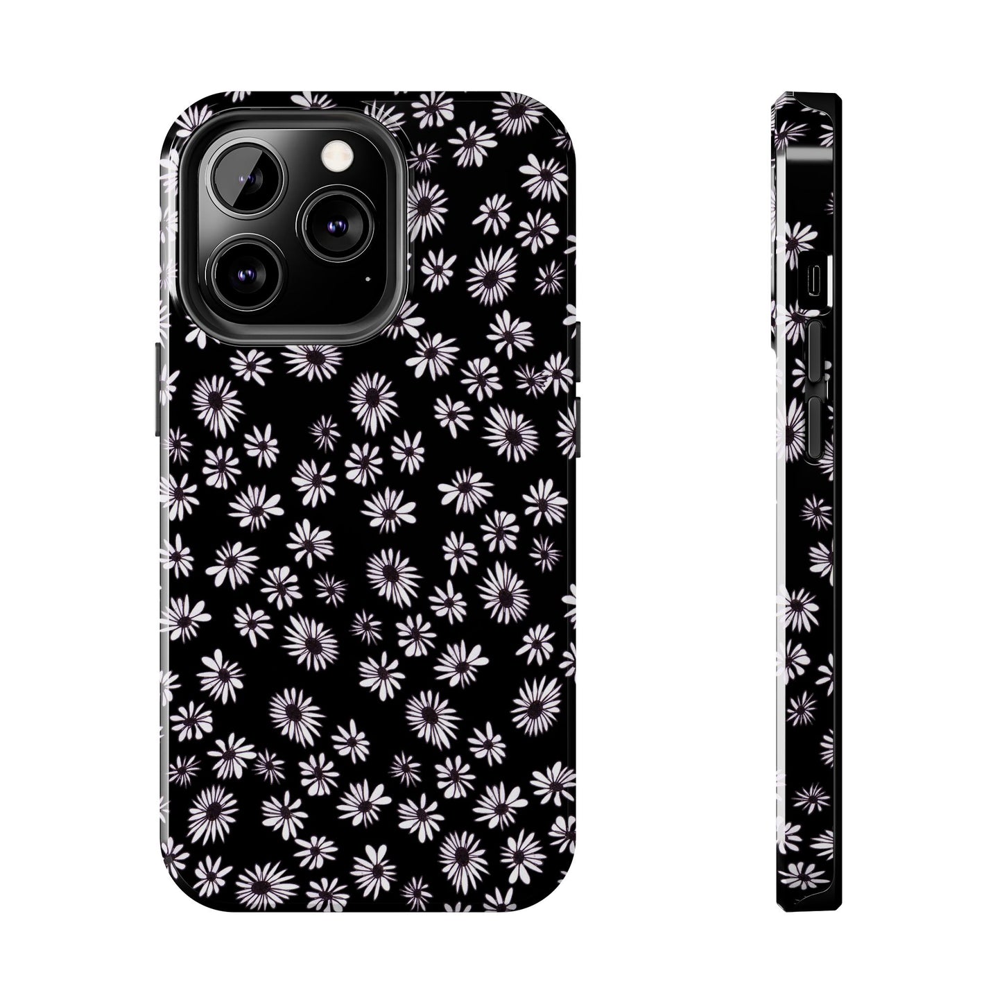 Random Daisy Black / White Phone Case