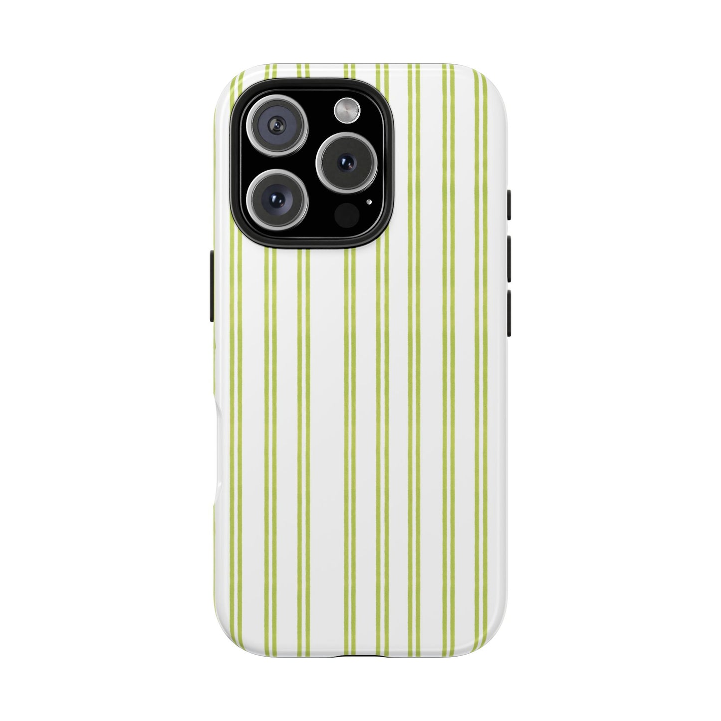 Green Double Stripe Phone Case