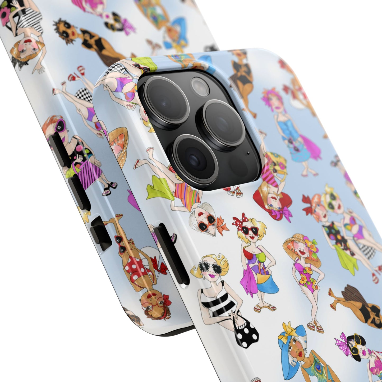 Tossed Beauties Blue Sky Phone Case