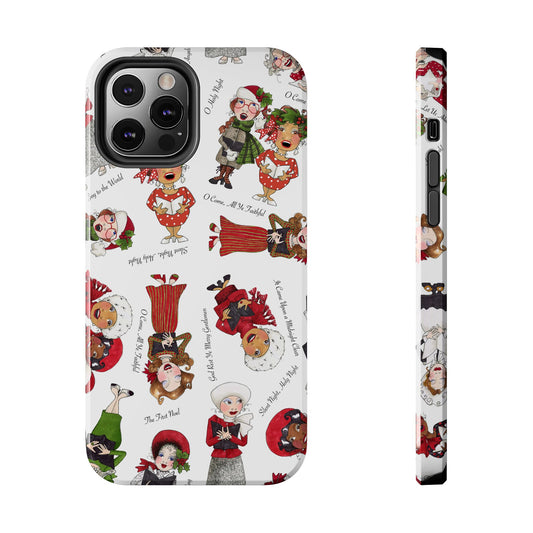 Tossed Carolers Phone Case