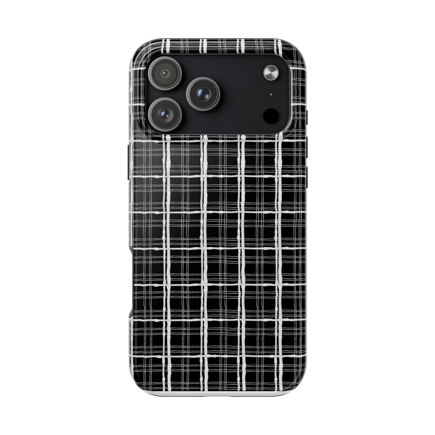 Sophistiplaid Black / White Phone Case