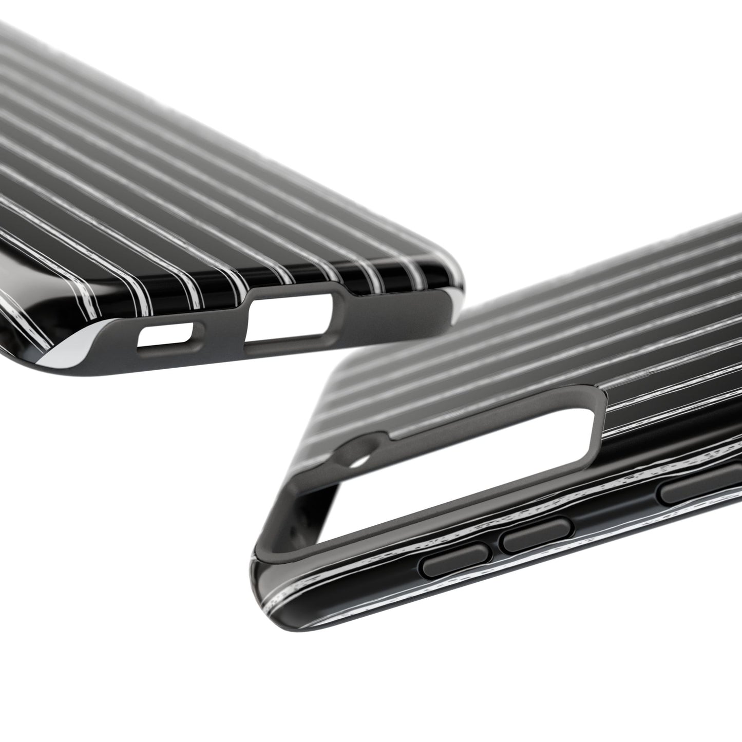 Napkin Stripe Black / White Phone Case