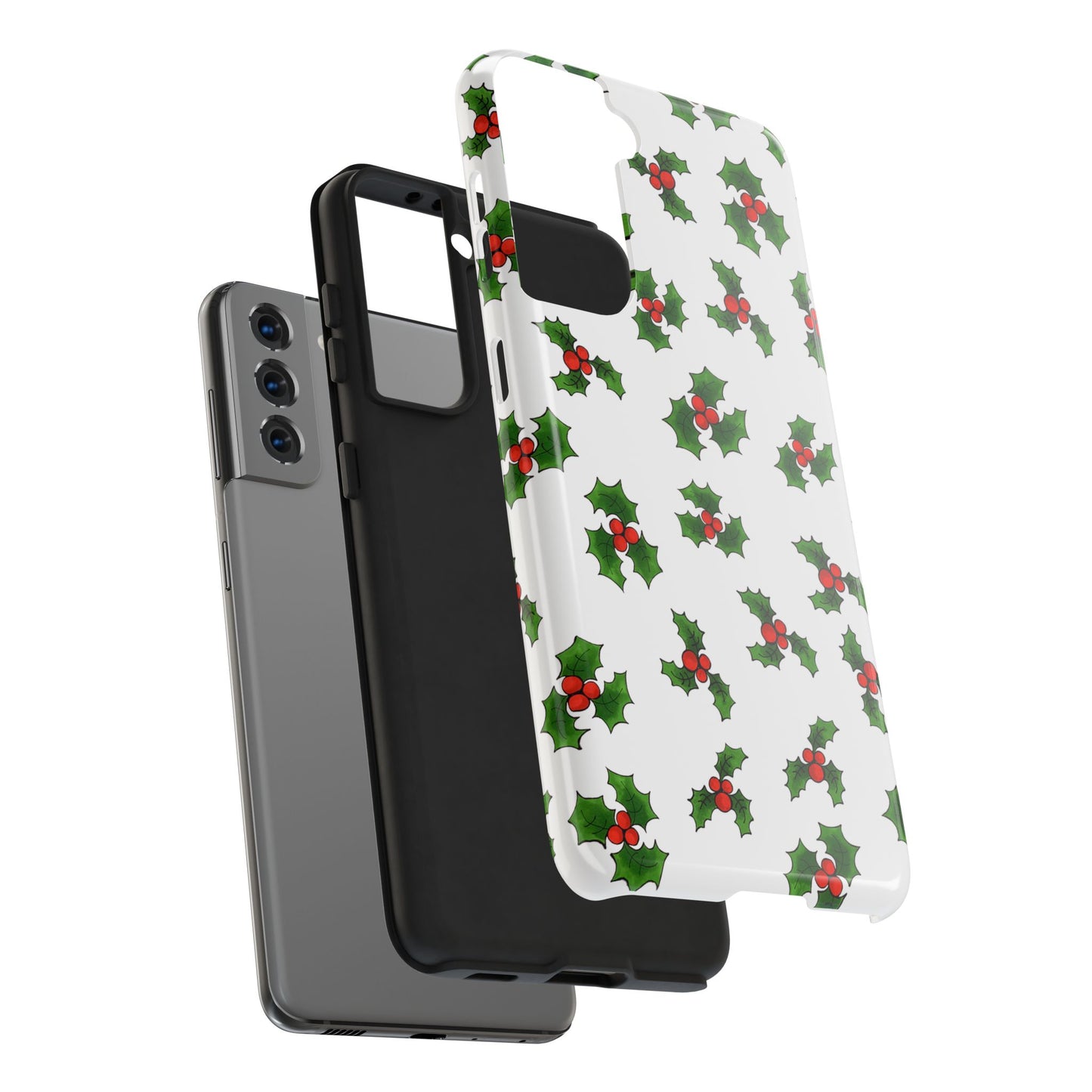 Lotsa Holly White Phone Case