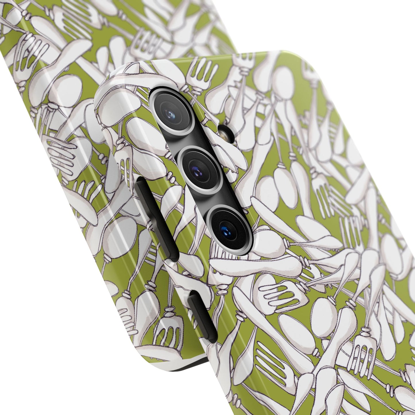 Silverware Wars Green Phone Case