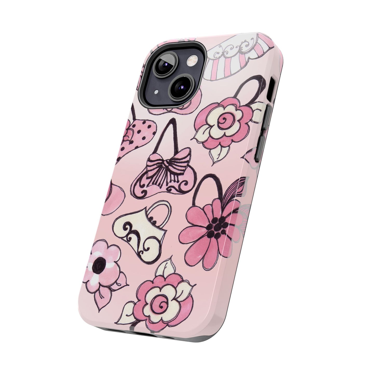 Cat Bags Pink Phone Case