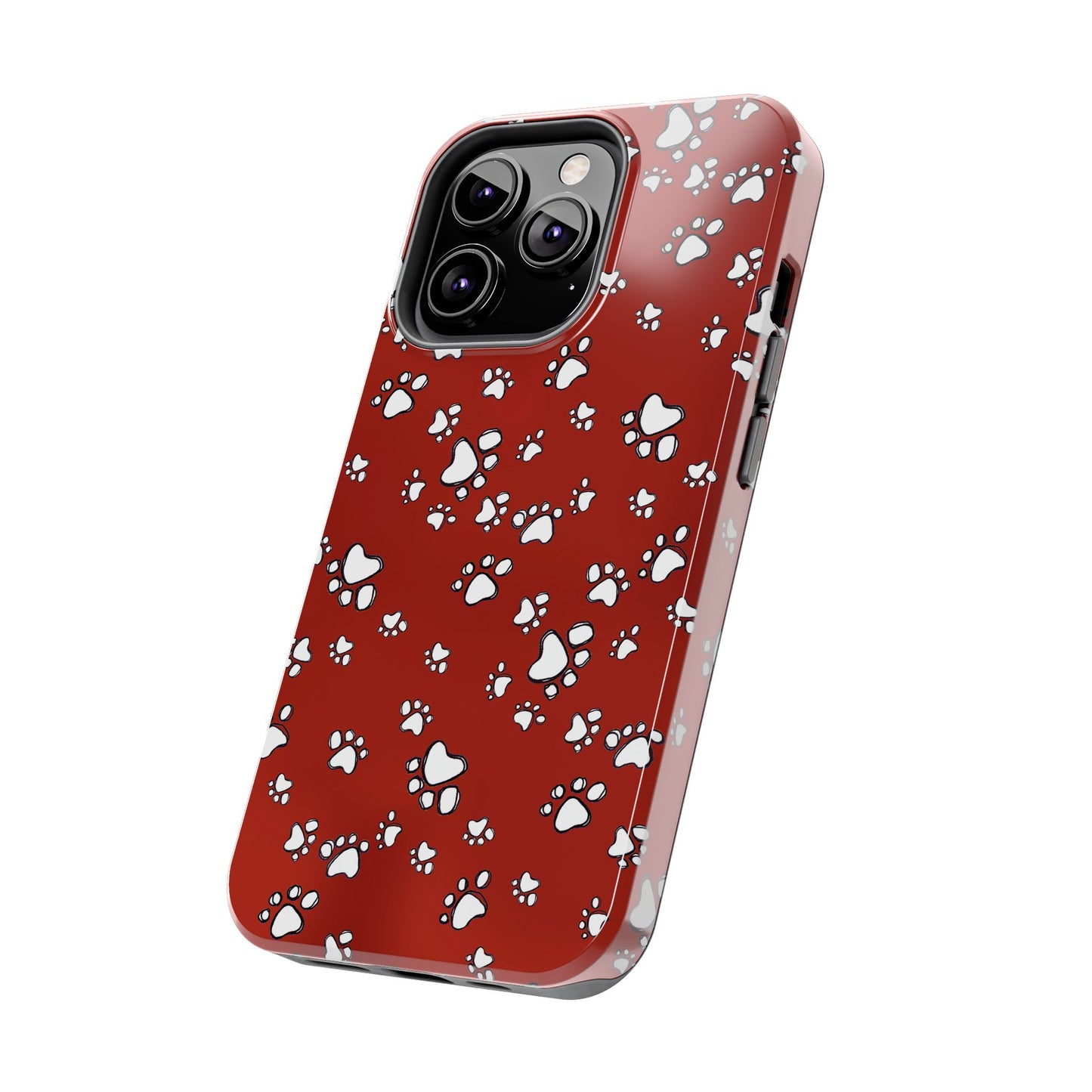 Paw Flakes Red Phone Case