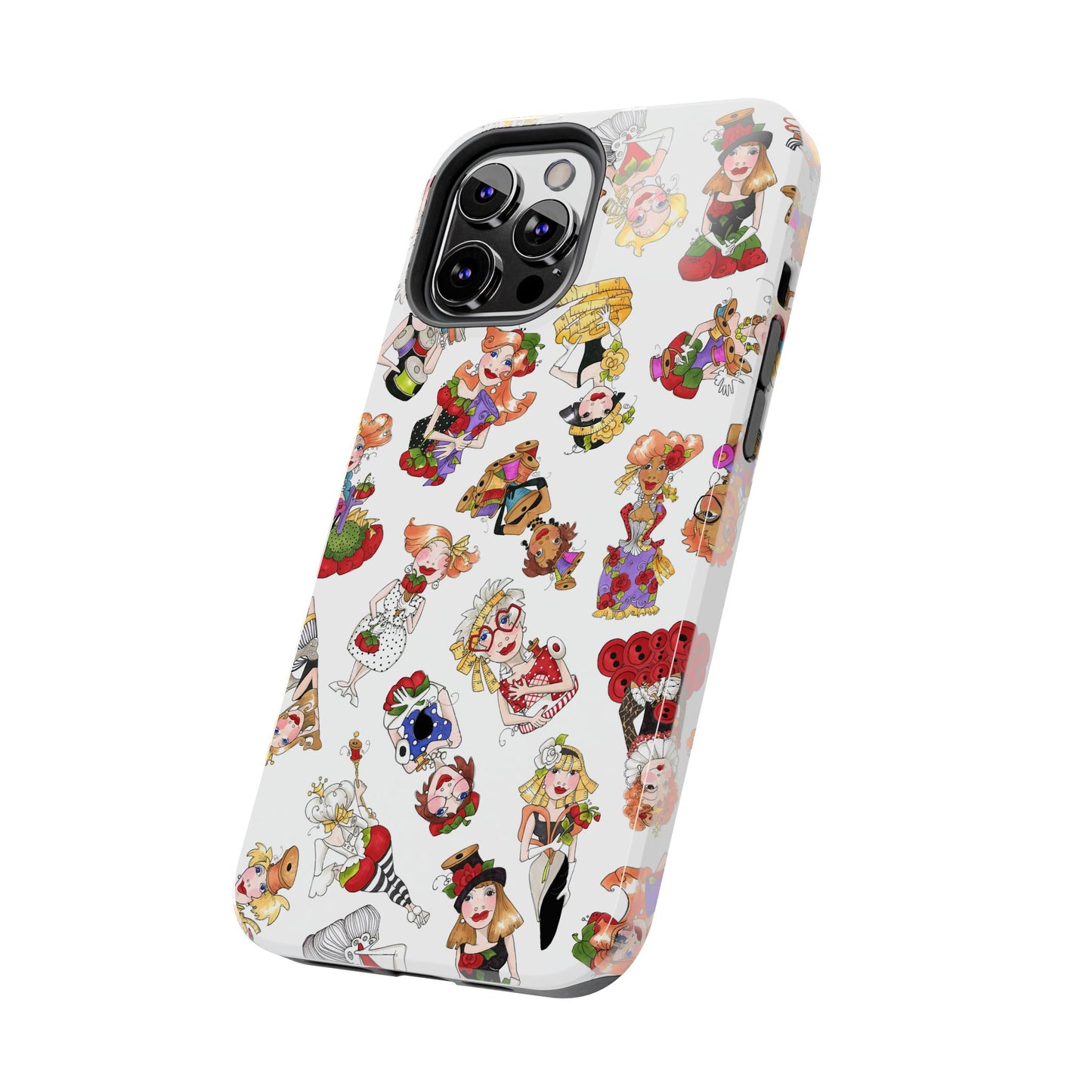Curious Toss White Phone Case