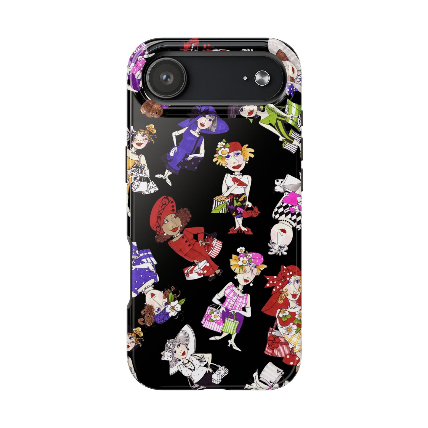 Gone Shopping Tossed Black Phone Case