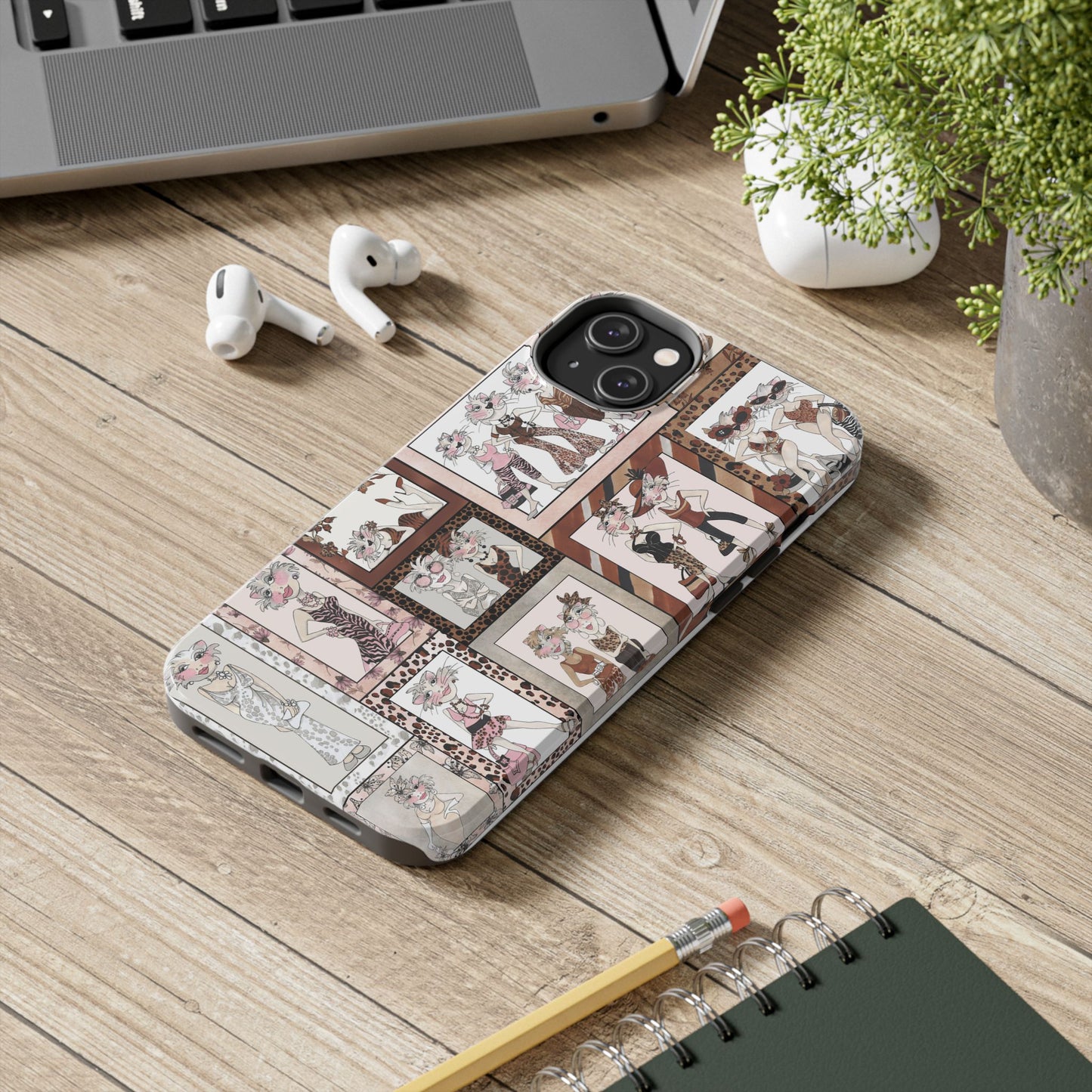 Wild Cat Woman Phone Case