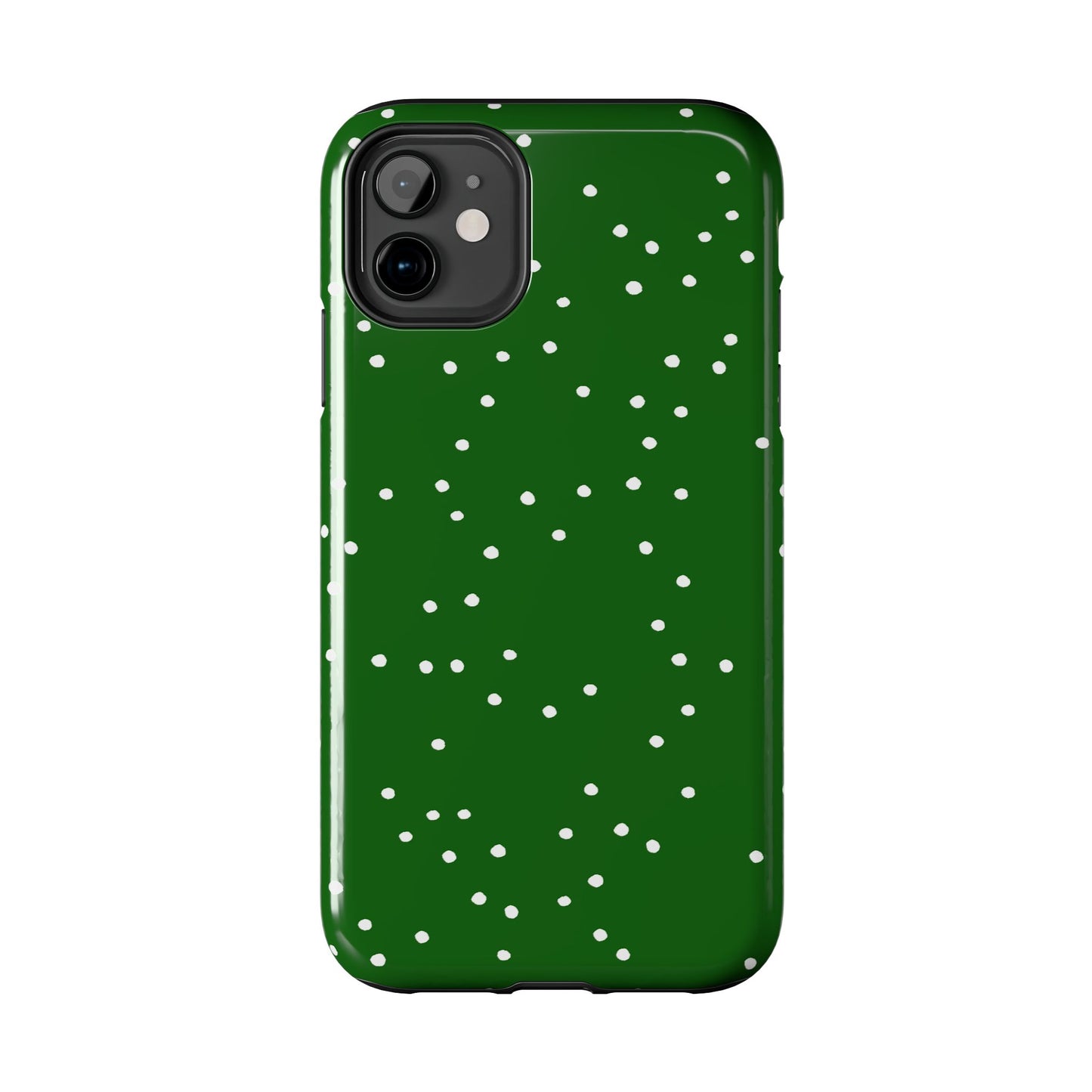 Dinky Dots Green / White Phone Case