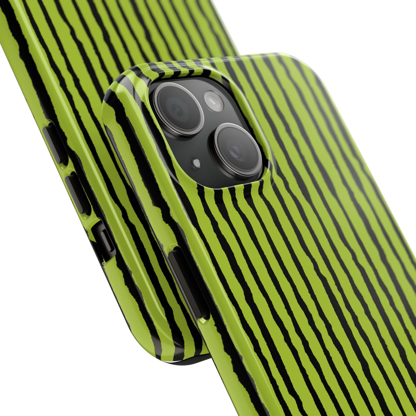 Sorta Stripe Green / Black Phone Case