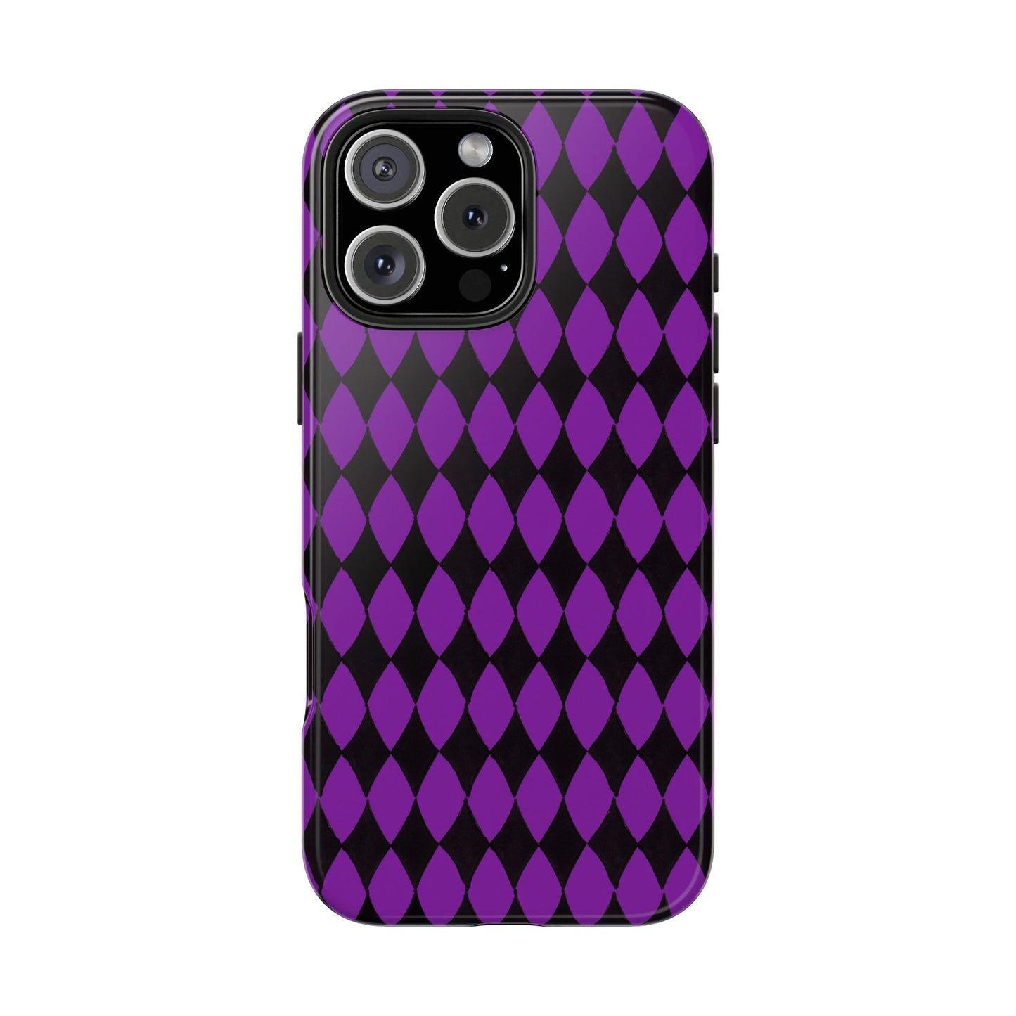 Diamond Purple / Black Phone Case