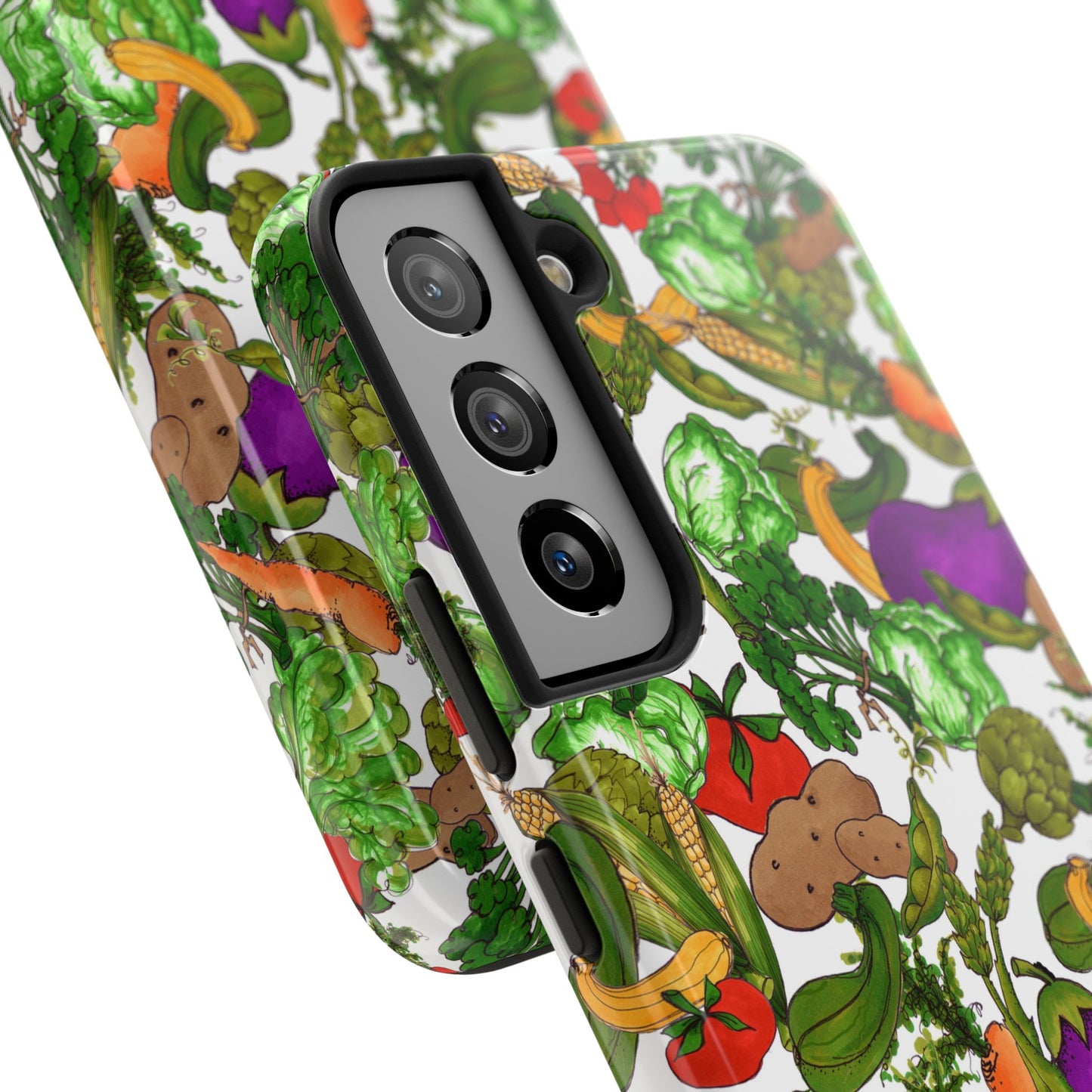 Veggie Jungle White Phone Case