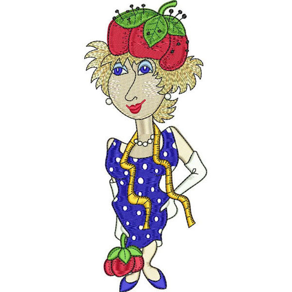 Fun Ladies Machine Embroidery Design Collection - FLASH DRIVE