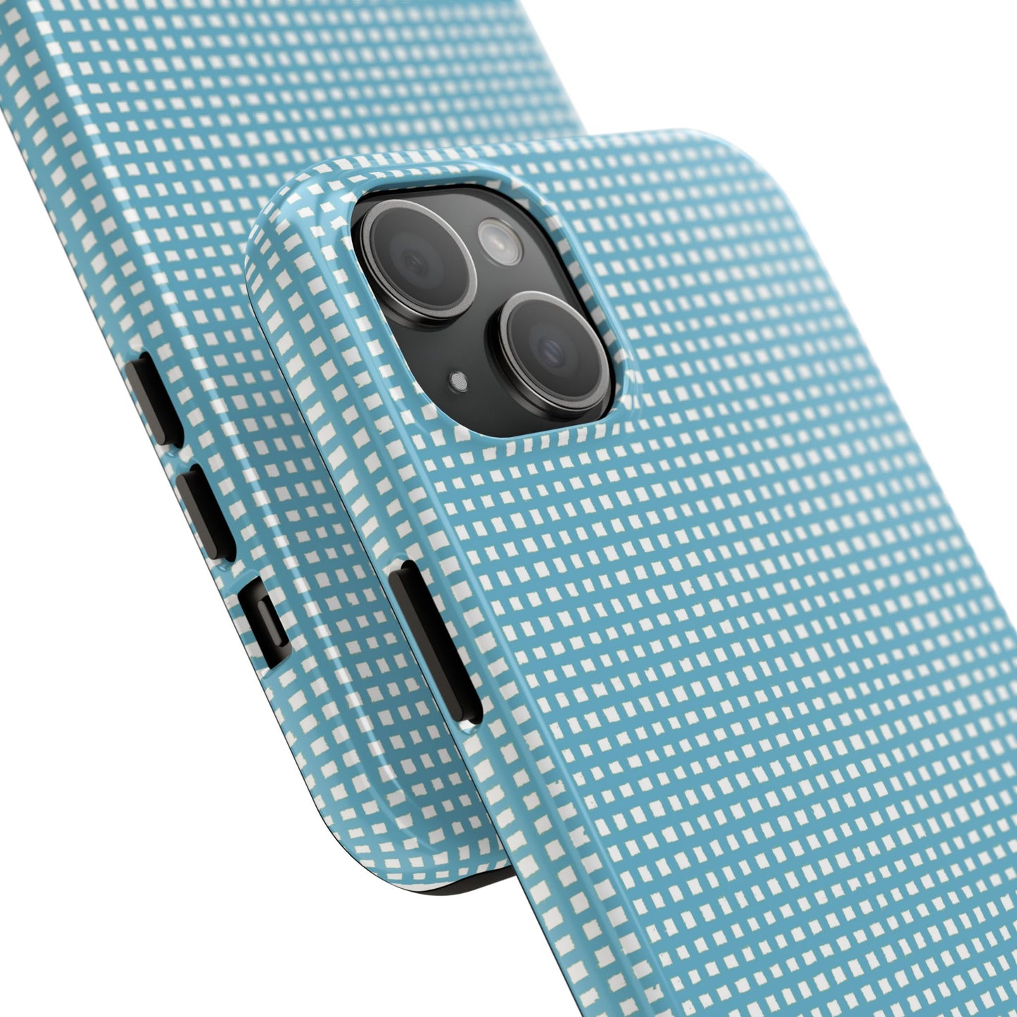 Chipper Check Turquoise Phone Case