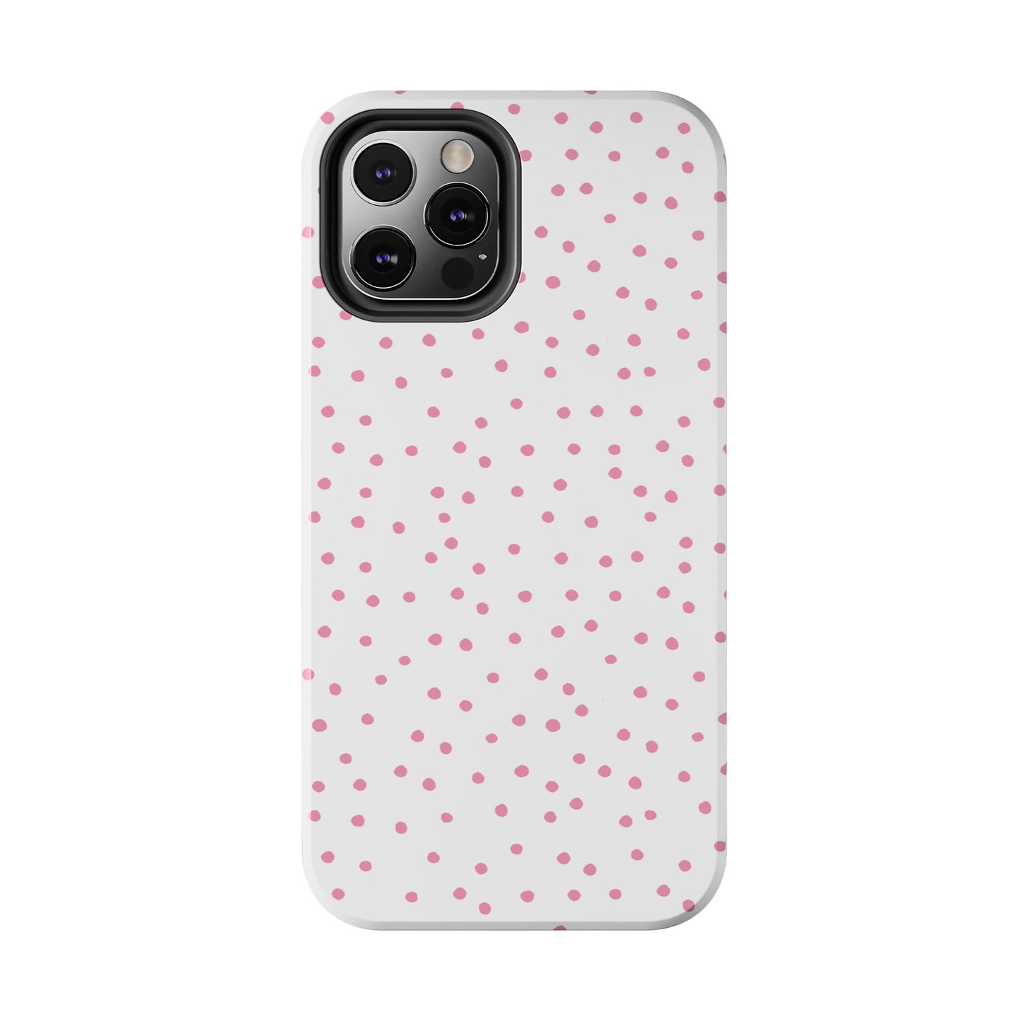 Dinky Dots White / Pink Phone Case