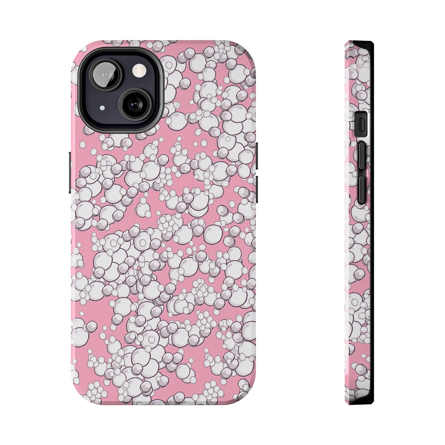 Bubble Dots Pink Phone Case