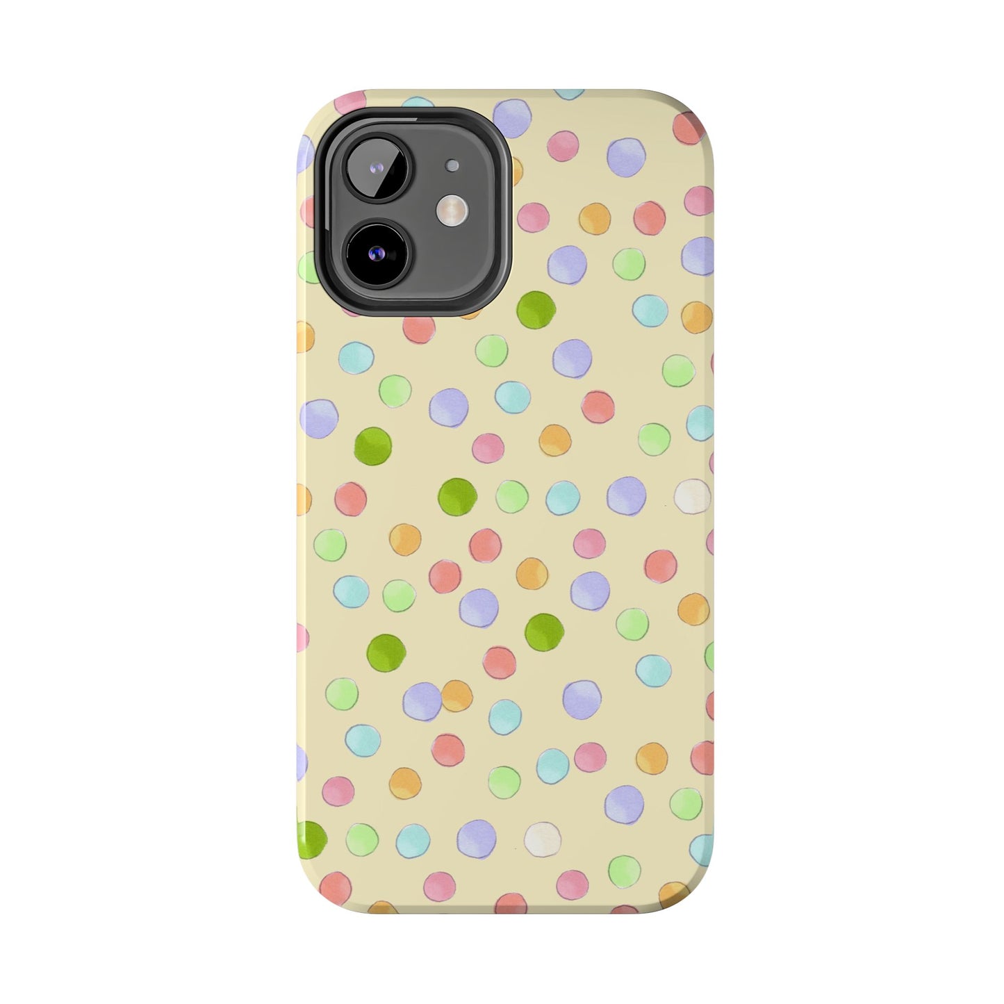Happy Dots Yellow Phone Case