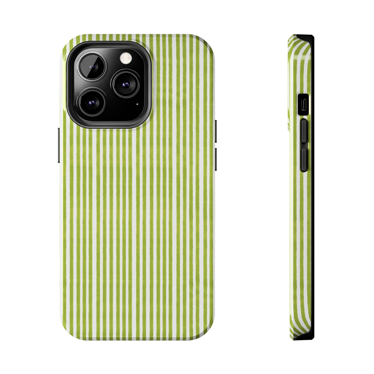 Lazy Stripe Lime Phone Case
